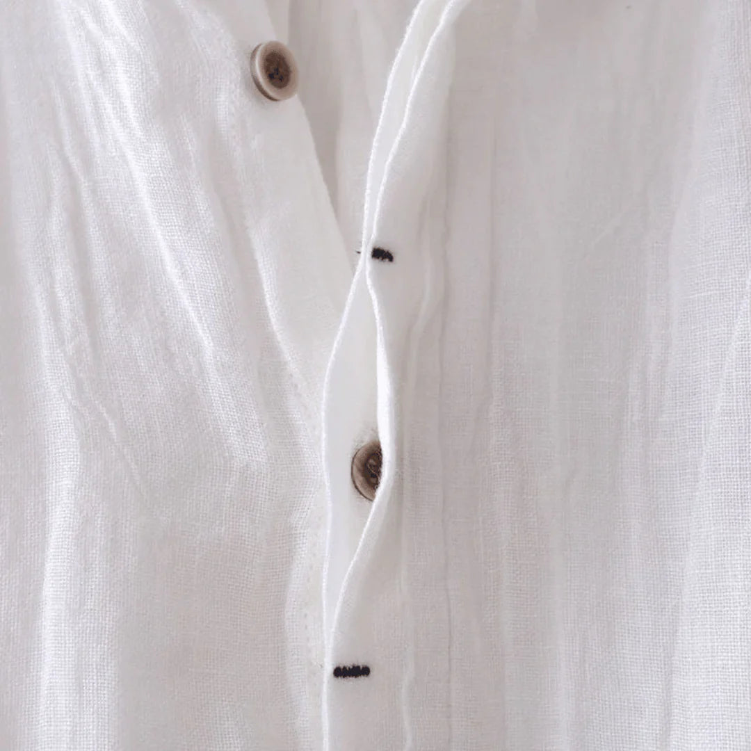 Azel | Camisa elegante de manga corta con botones