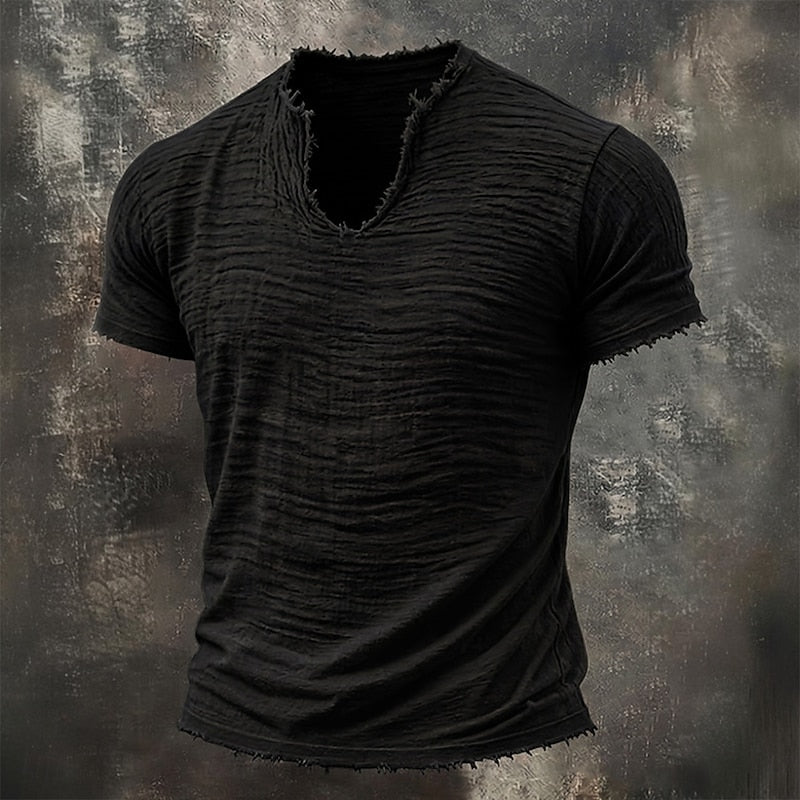 Azel | Camiseta vintage de cuello en V