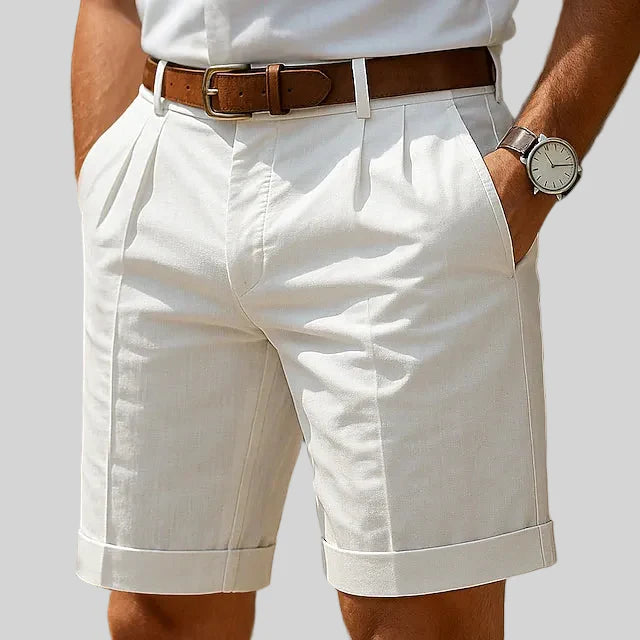 Azel | Pantalón corto chino plisado de verano