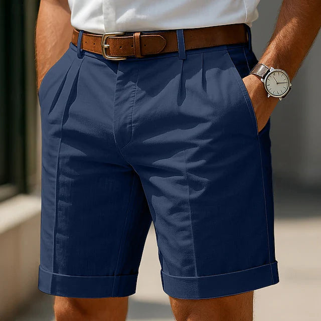 Azel | Pantalón corto chino plisado de verano