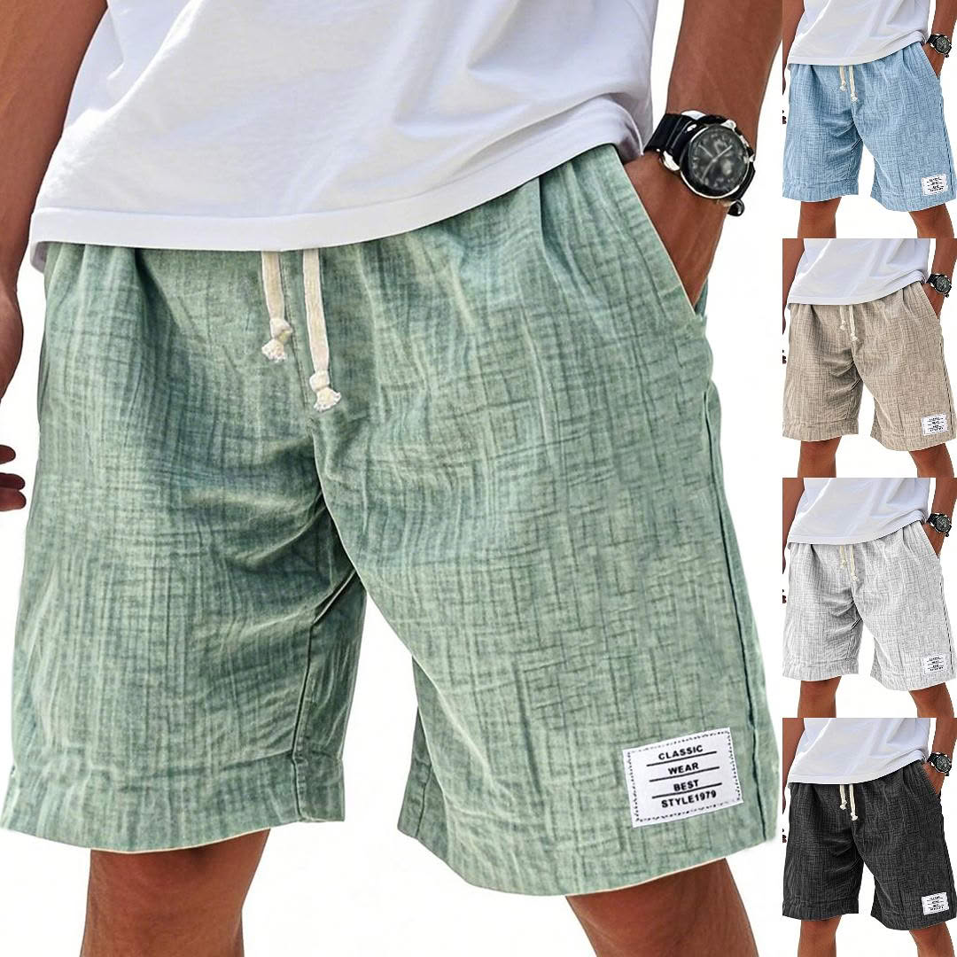 Azel | Pantalones cortos ligeros y casuales de corte holgado para hombre