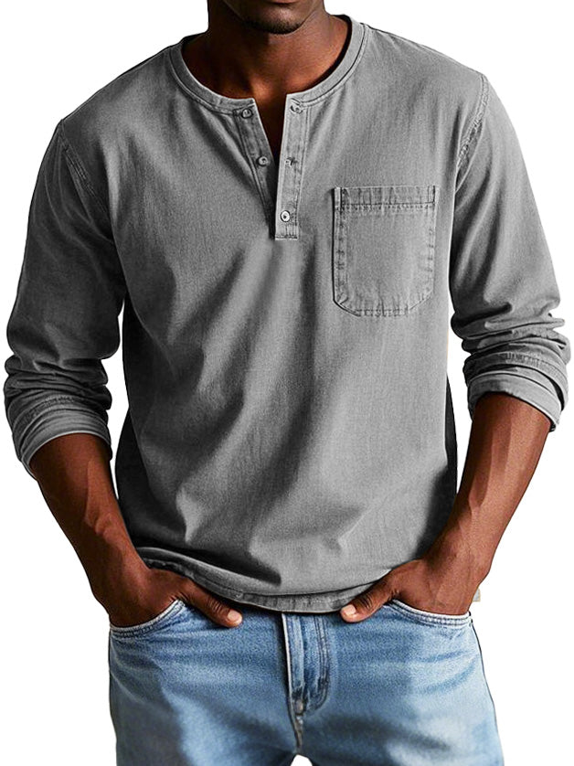 Cazel | Camicia Vintage a Maniche Lunghe