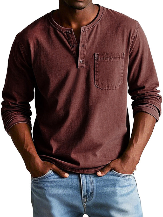 Cazel | Camicia Vintage a Maniche Lunghe