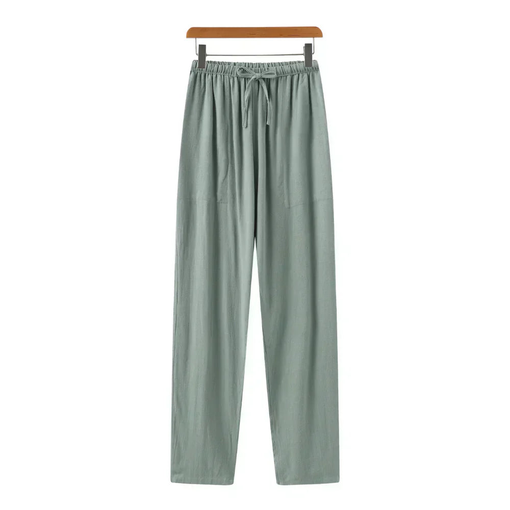 Azel | Pantalón slim en lino