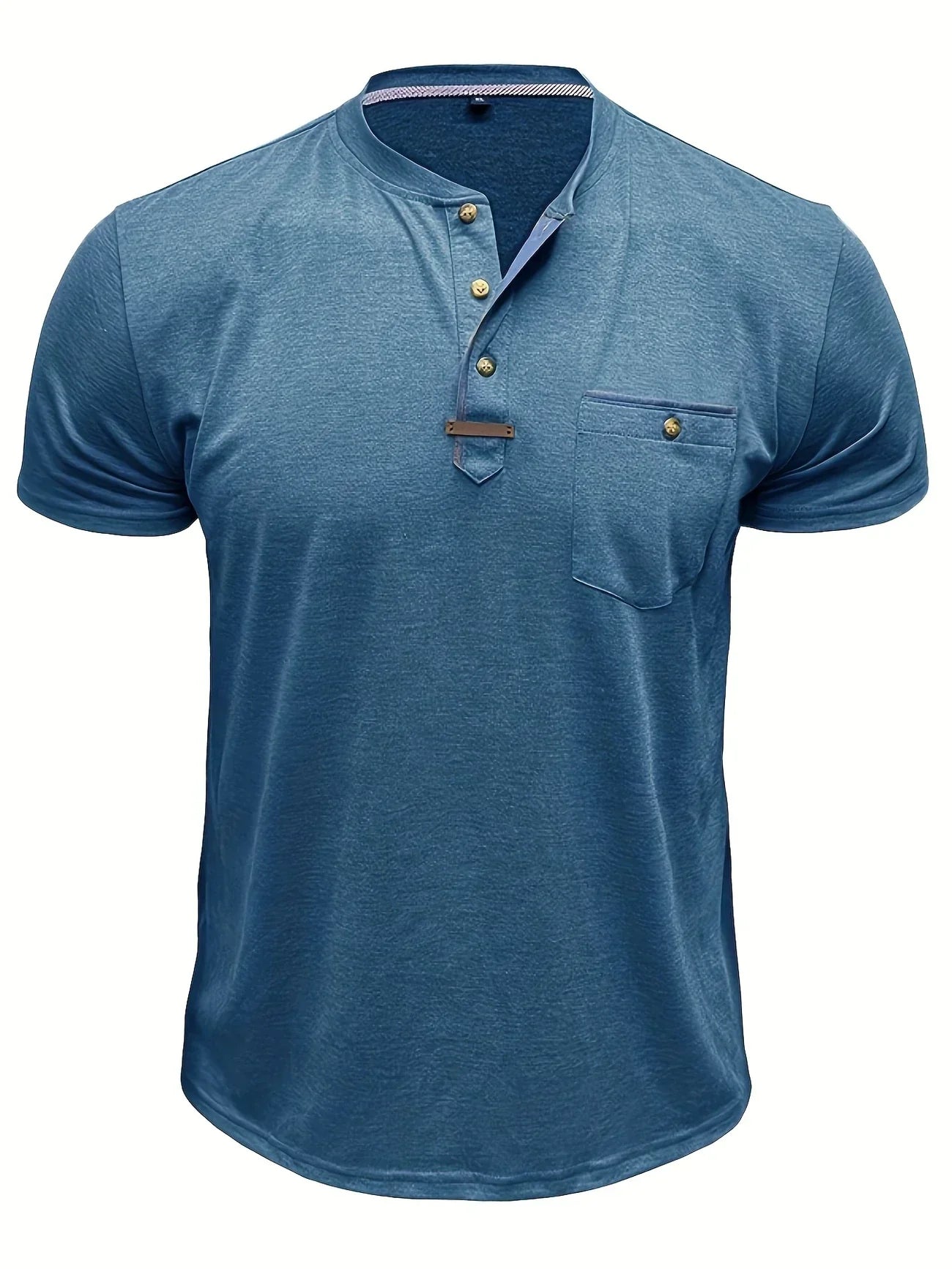 Azel | Camiseta de cuello redondo elegante con bolsillo