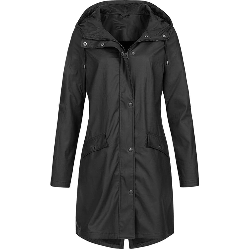 Azel | Chaqueta de lluvia larga