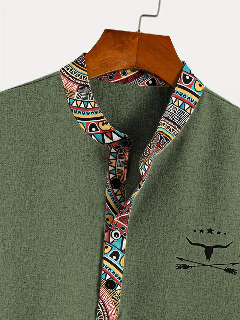 Azel | Camisa elegante de manga corta