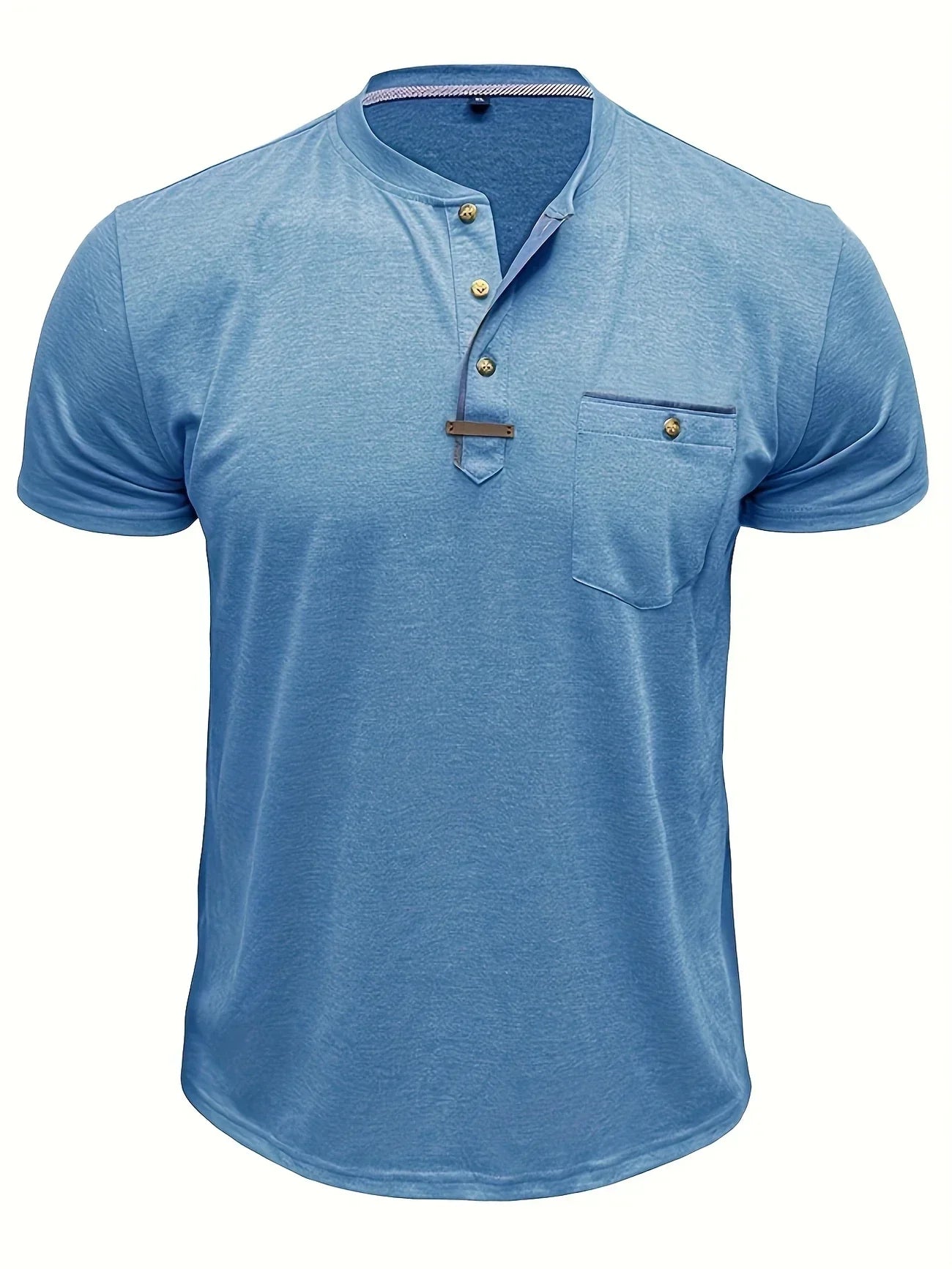 Azel | Camiseta de cuello redondo elegante con bolsillo