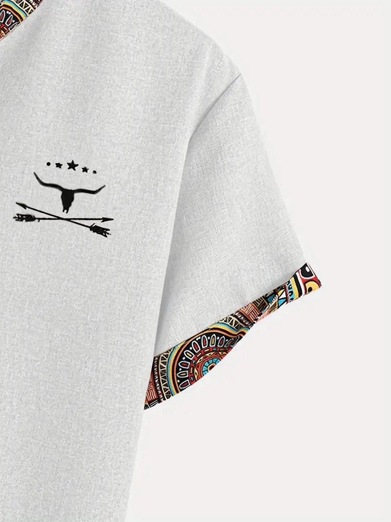 Azel | Camisa elegante de manga corta