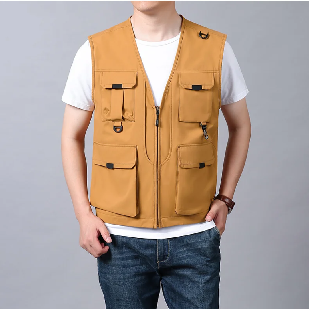 Azel | Chaleco cargo elegante y casual