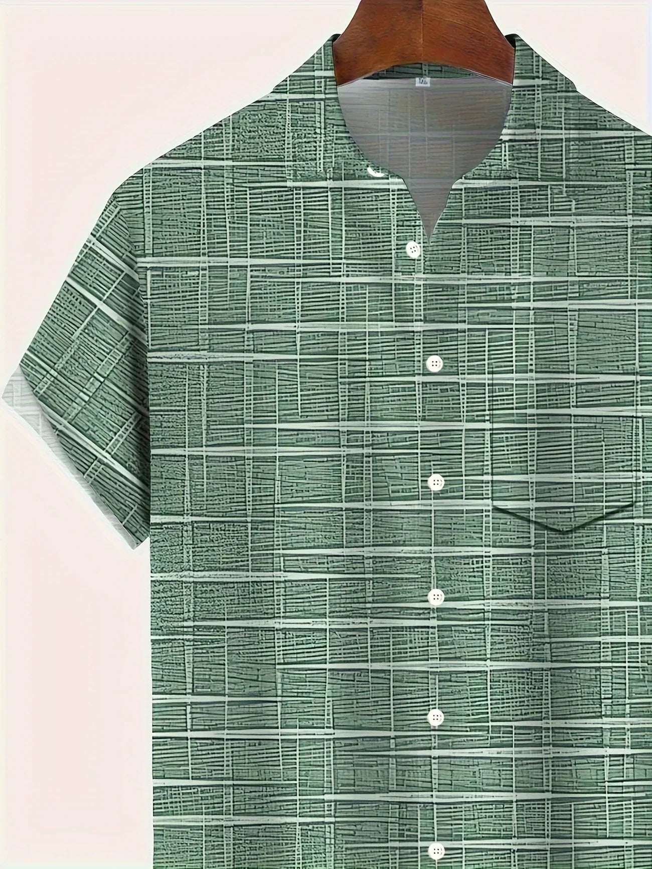 Azel | Camisa elegante de rayas y cuadros