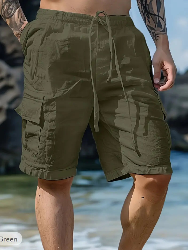 Azel | Pantalones cortos transpirables con cintura elástica