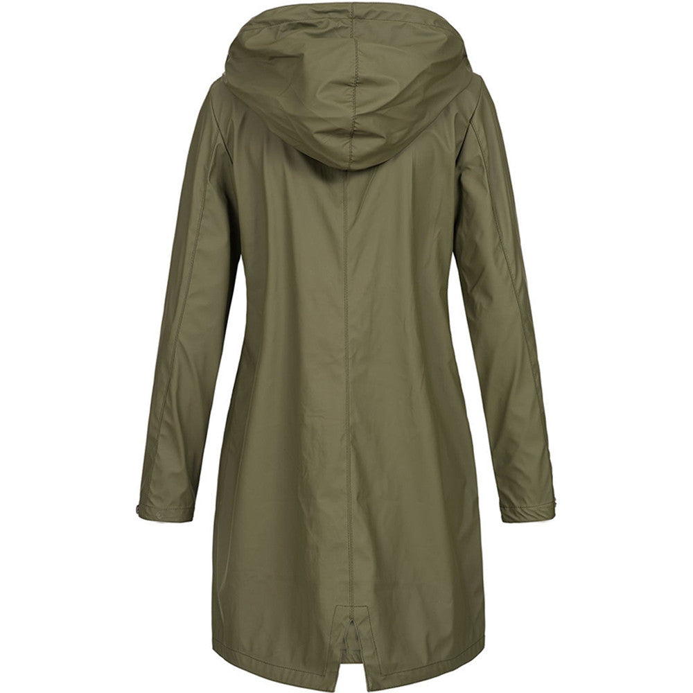 Azel | Chaqueta de lluvia larga