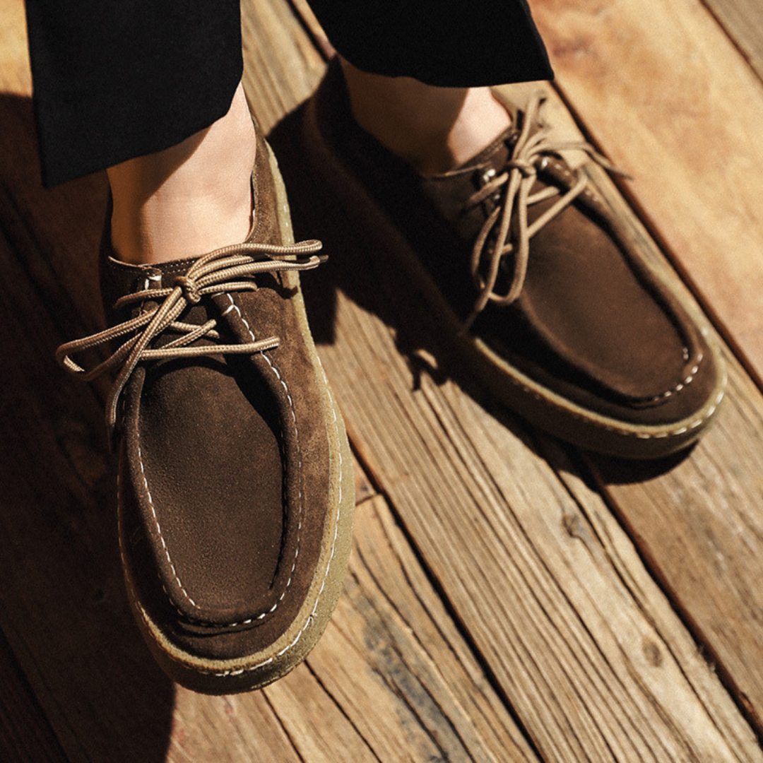 Azel | Zapatos de ciudad de ante de alta gama