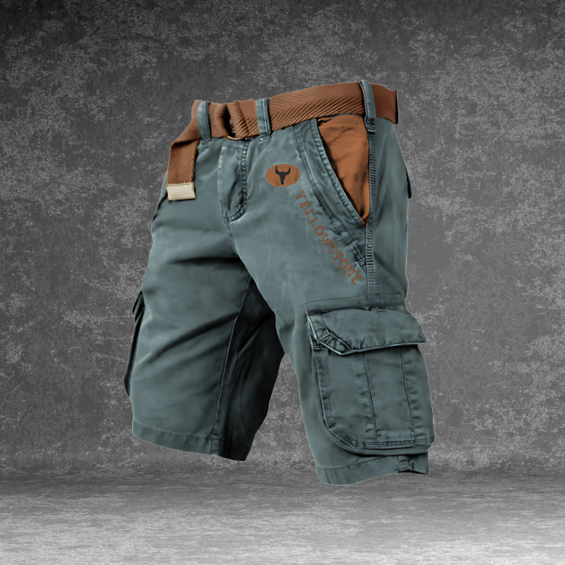 Azel | Pantalón corto cargo hombre de 4 bolsillos