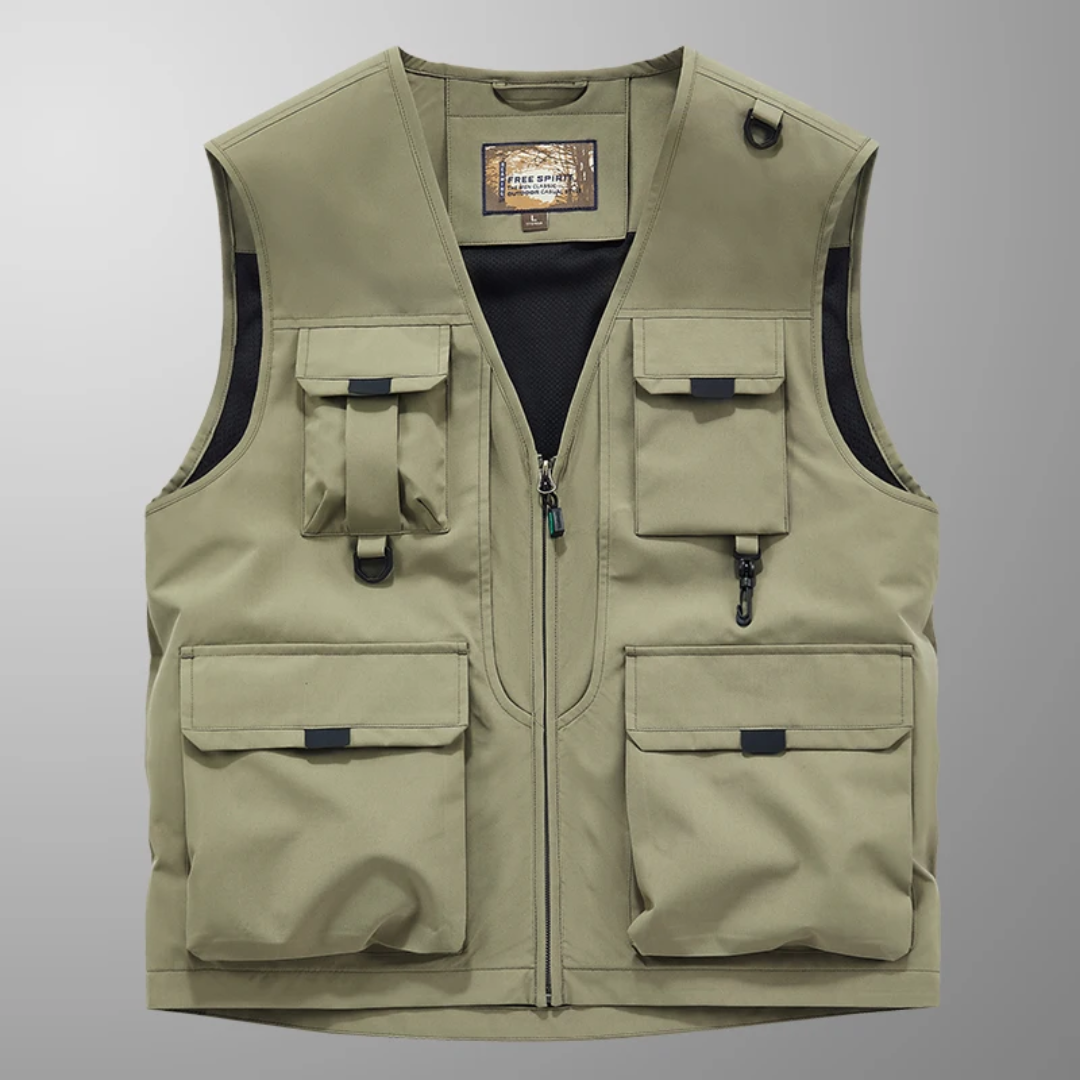 Azel | Chaleco cargo elegante y casual