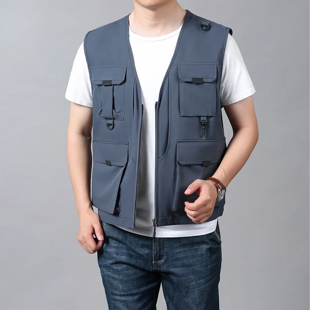Azel | Chaleco cargo elegante y casual