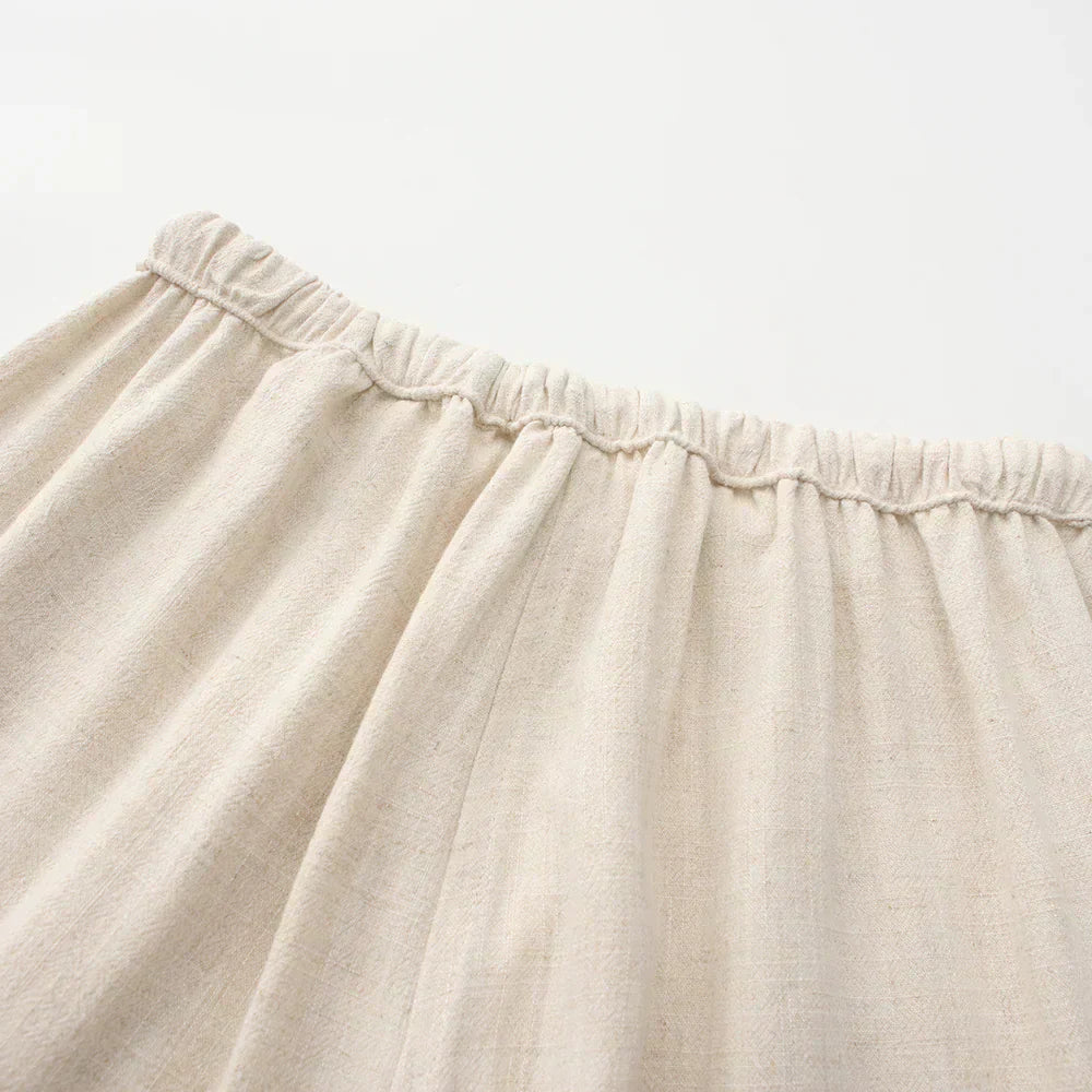 Azel | Pantalón slim en lino