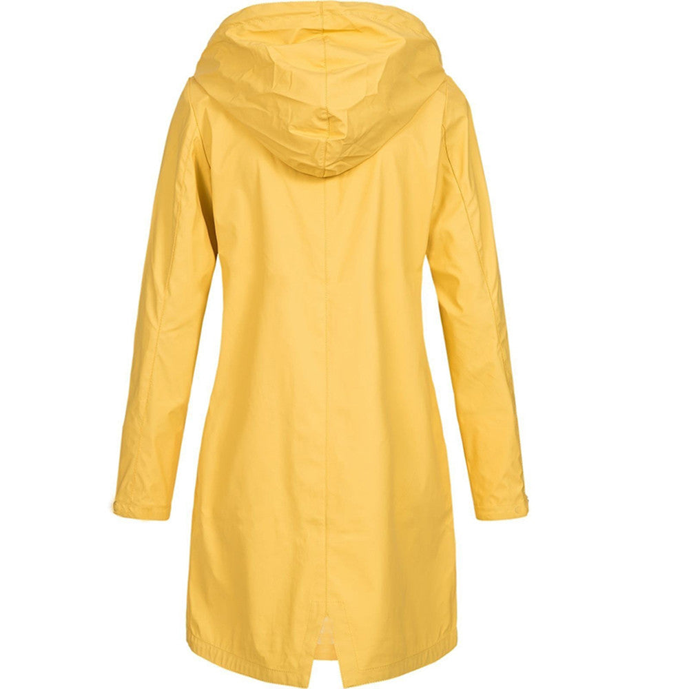Azel | Chaqueta de lluvia larga