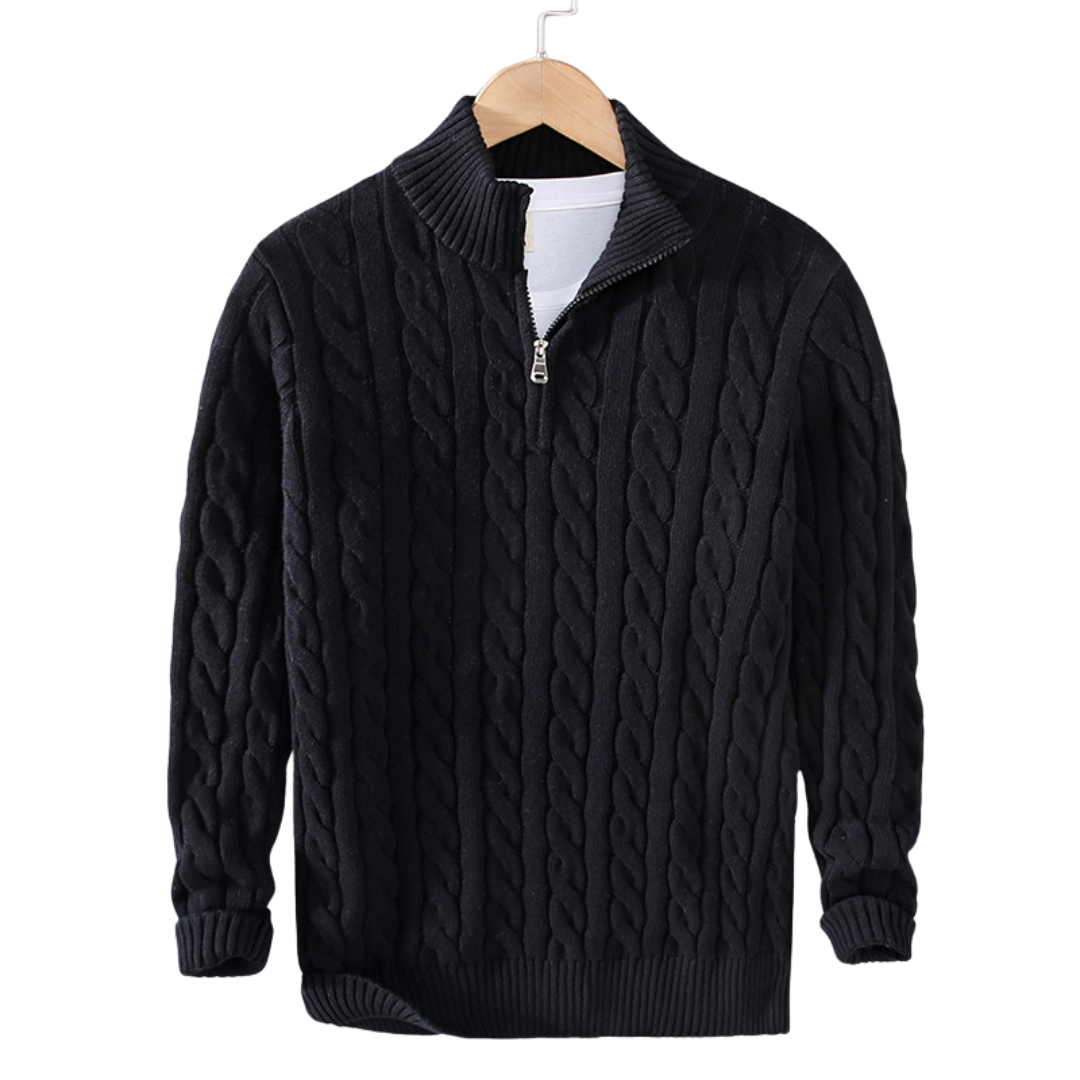 Azel | Pull demi-zippé