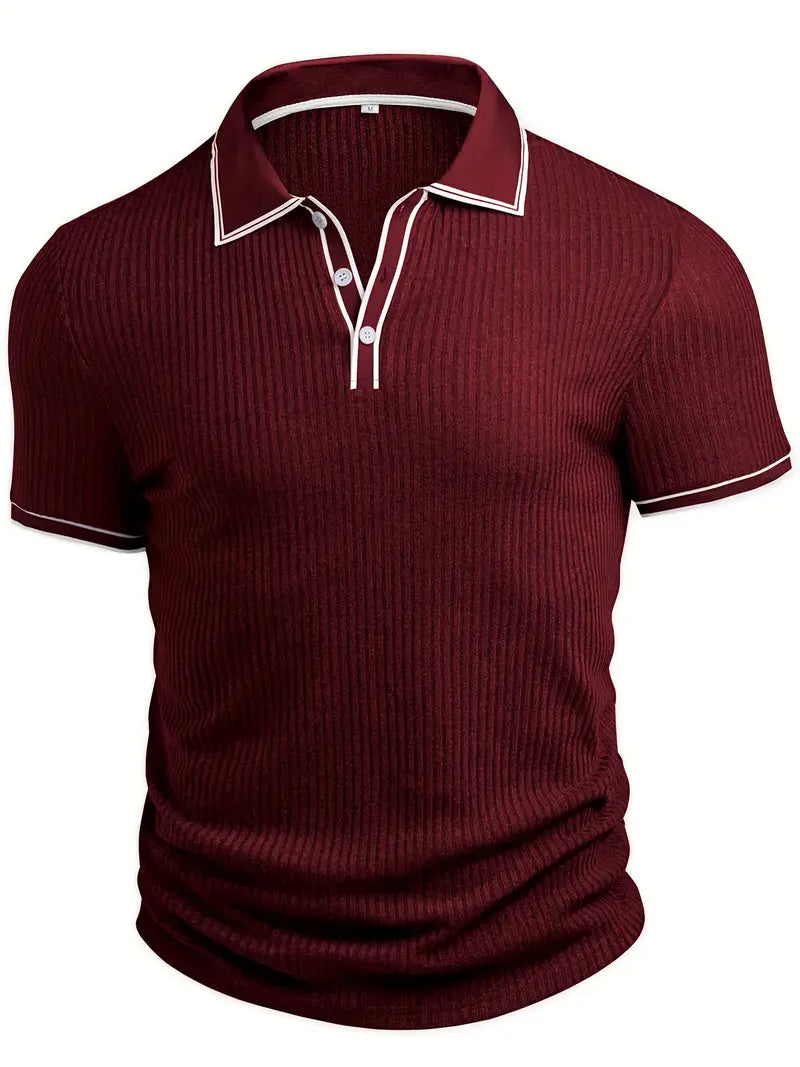 Azel | Polo elegante de manga corta