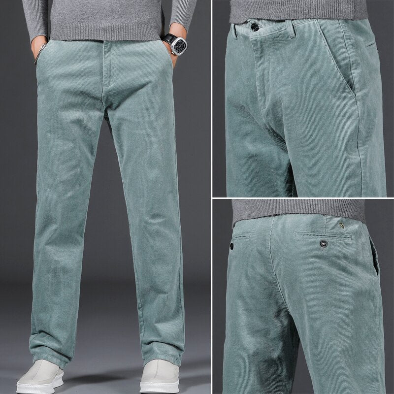 Azel | Pantalones de pana de talle medio-alto