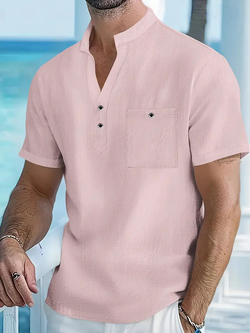 Azel | Camisa elegante de manga corta