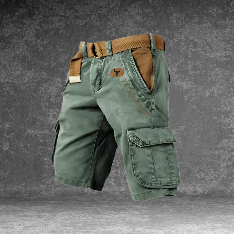 Azel | Pantalón corto cargo hombre de 4 bolsillos
