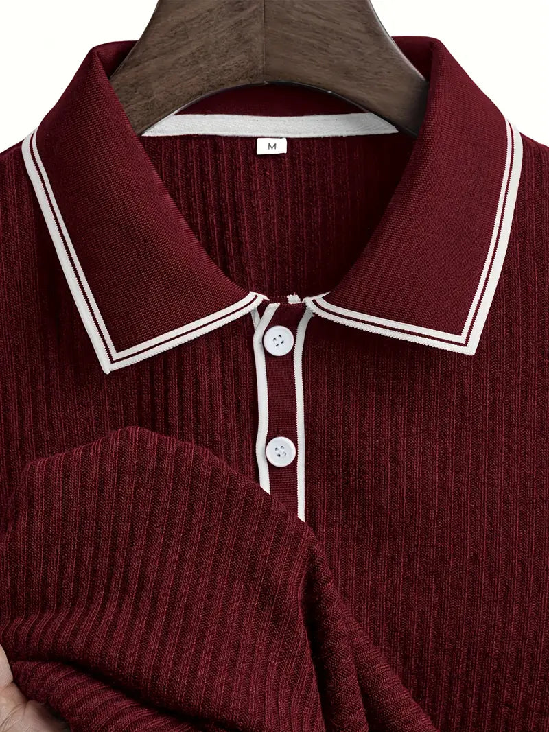Azel | Polo elegante de manga corta