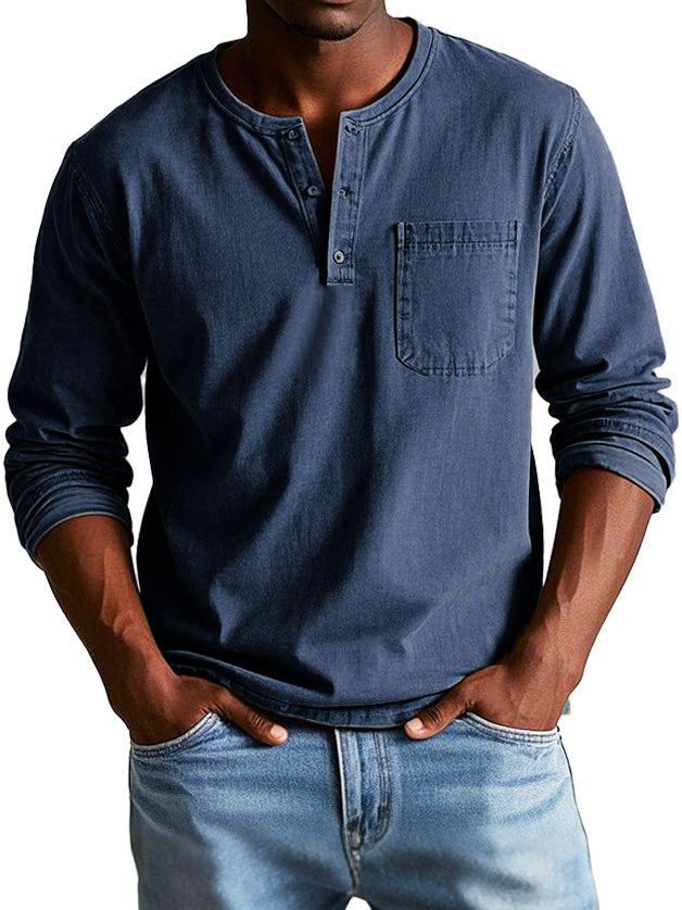 Cazel | Camicia Vintage a Maniche Lunghe
