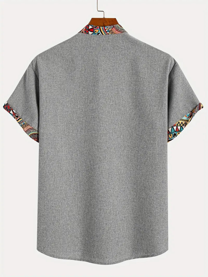 Azel | Camisa elegante de manga corta