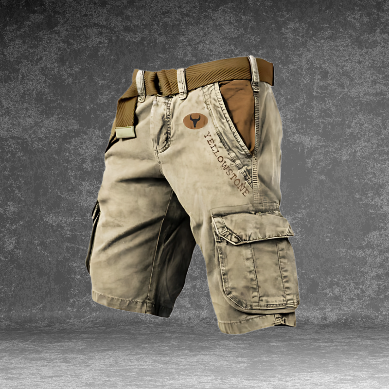 Azel | Pantalón corto cargo hombre de 4 bolsillos