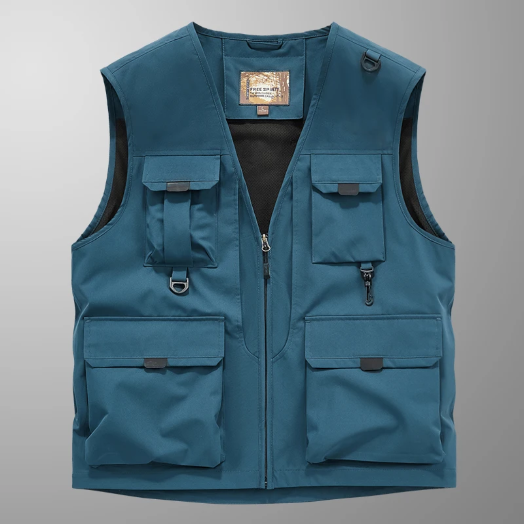 Azel | Chaleco cargo elegante y casual