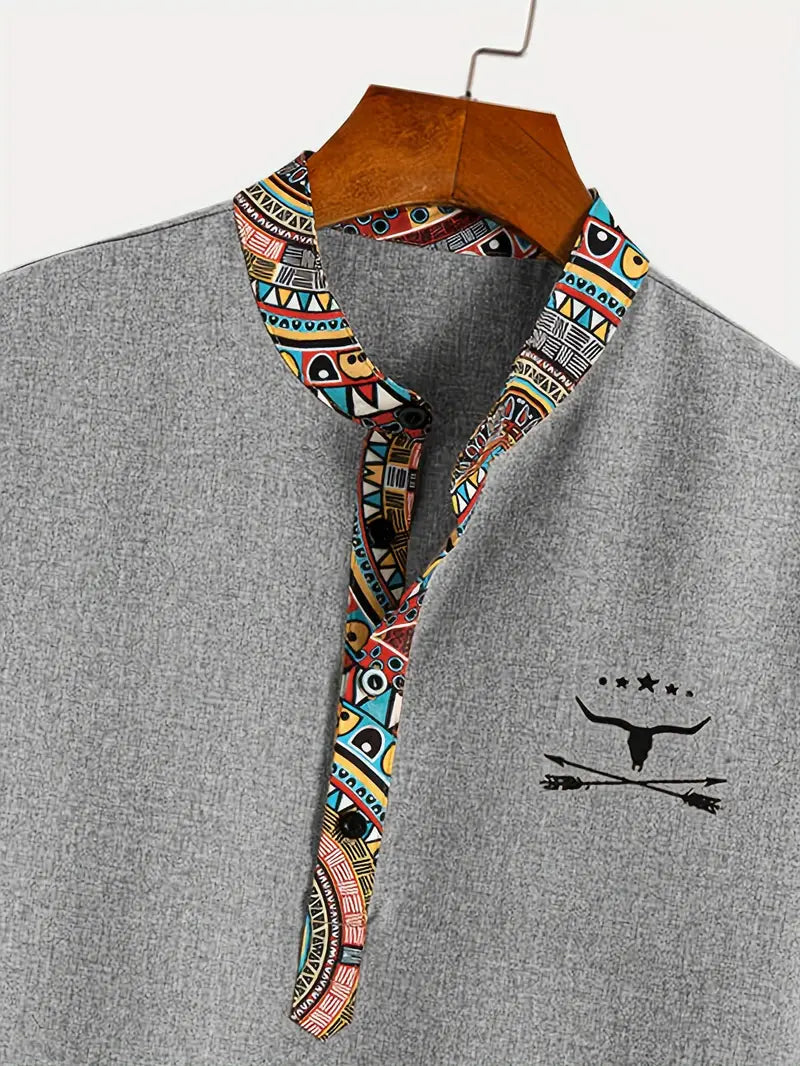Azel | Camisa elegante de manga corta