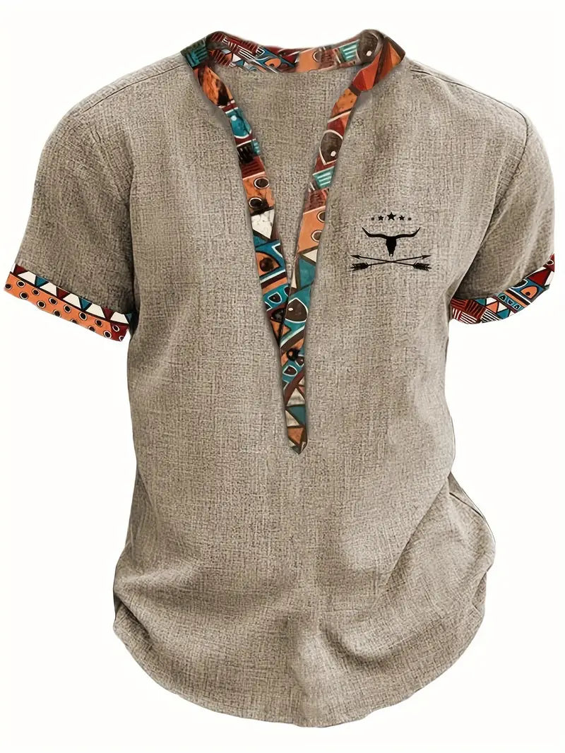 Azel | Camisa elegante de manga corta