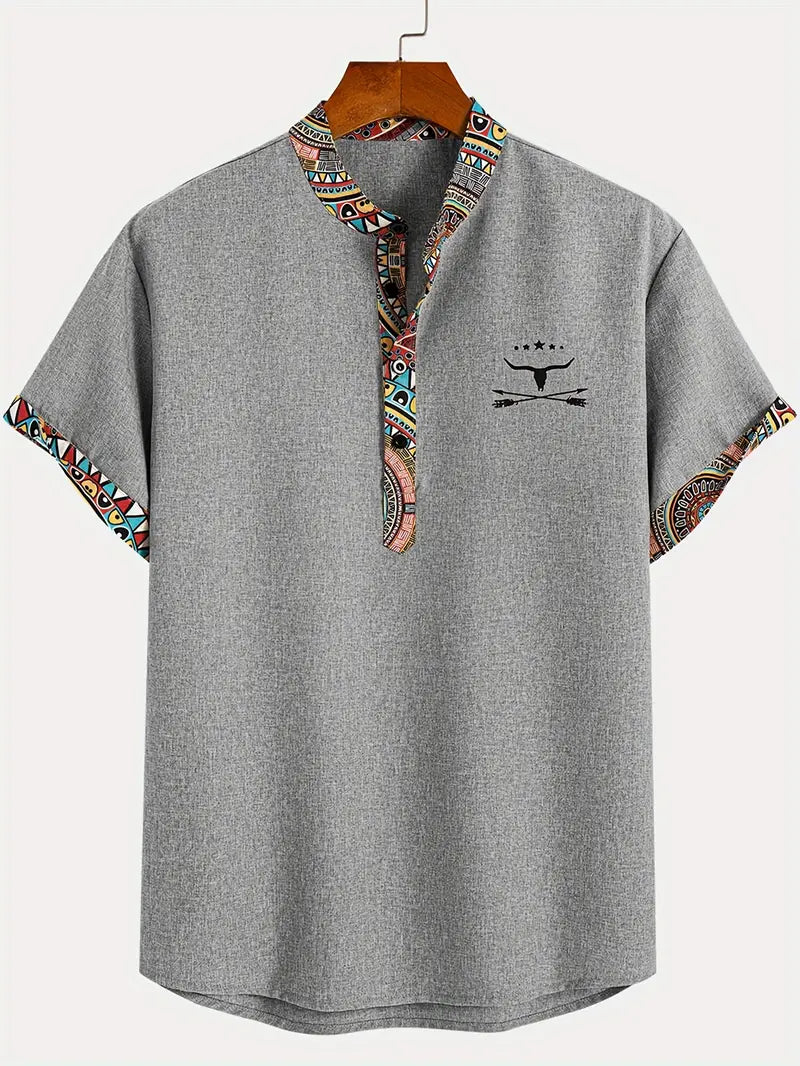 Azel | Camisa elegante de manga corta