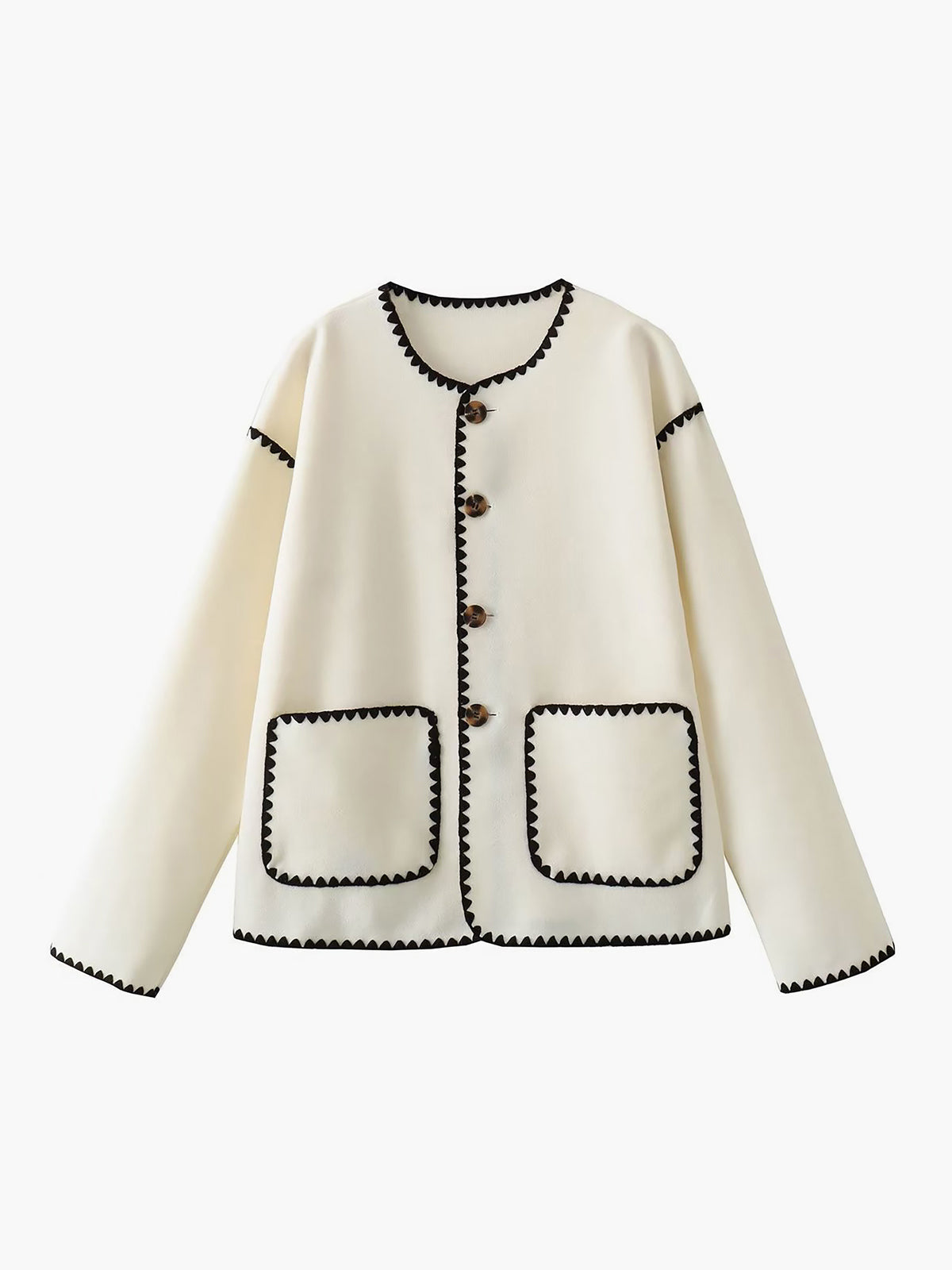 Azel | Chaqueta contrastada