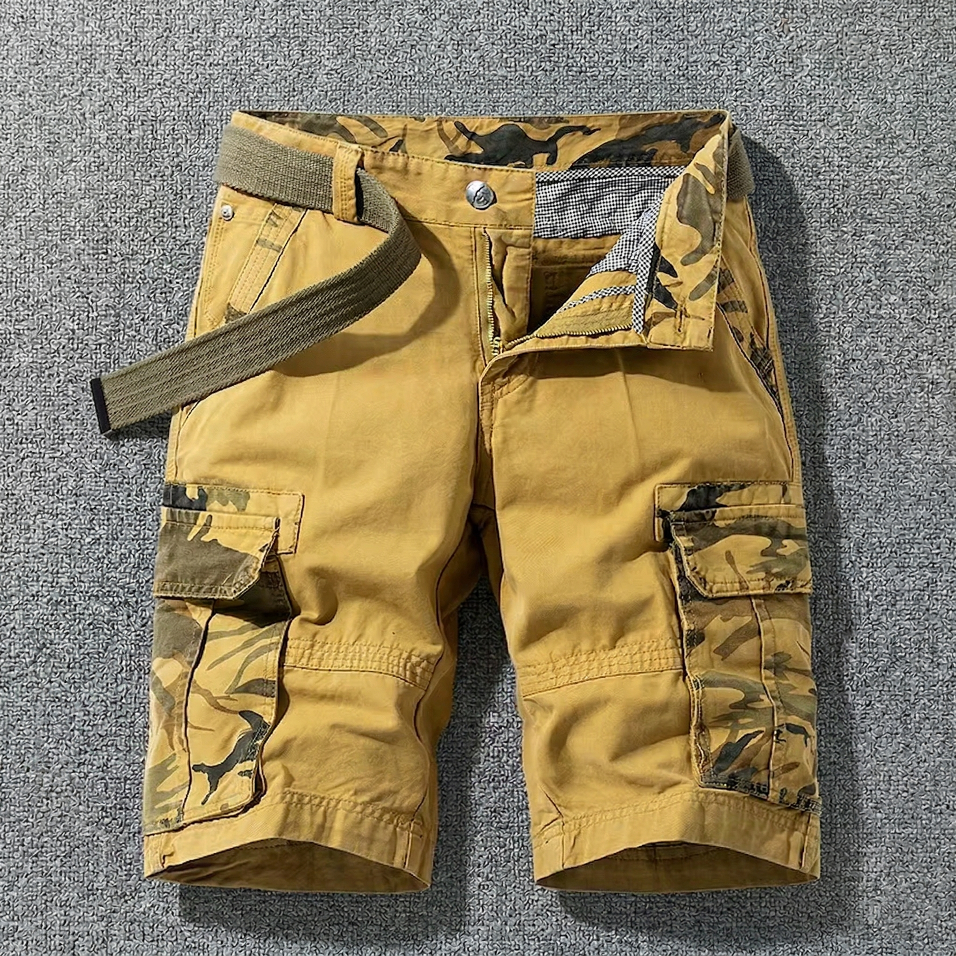 Azel | Pantalones cortos cargo con cinturón
