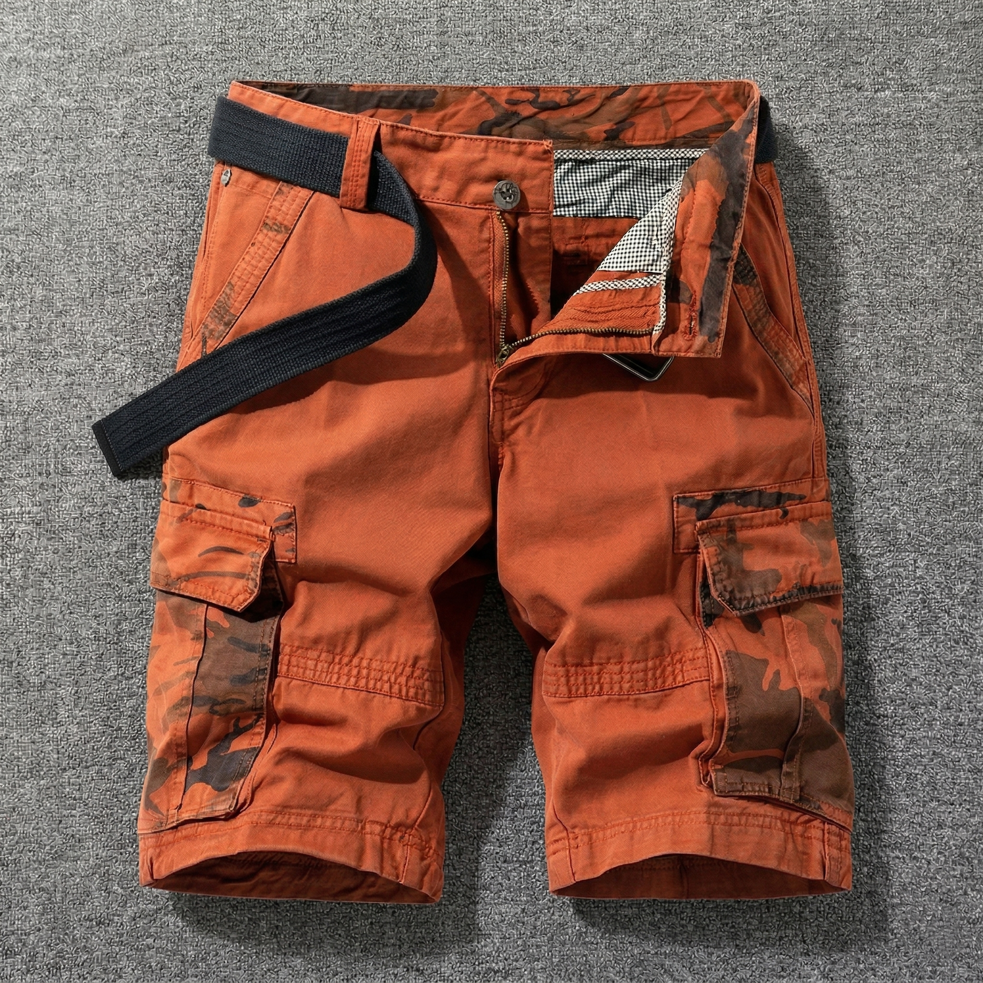 Azel | Pantalones cortos cargo con cinturón