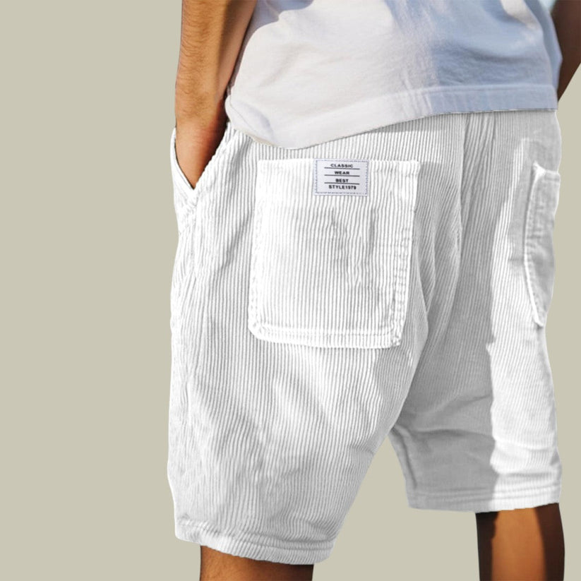 Azel | Pantalones Cortos de Terciopelo con Cintura Elástica