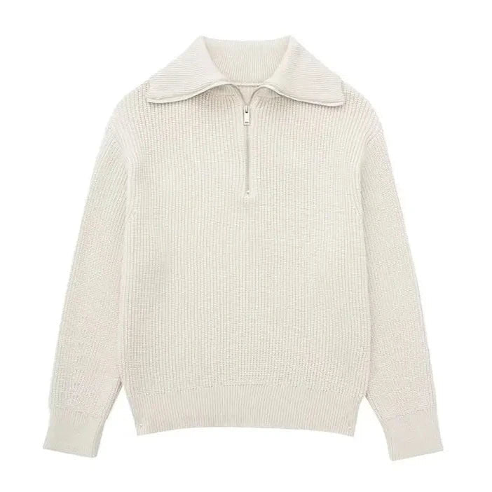 Azel | Sudadera con cremallera a rayas