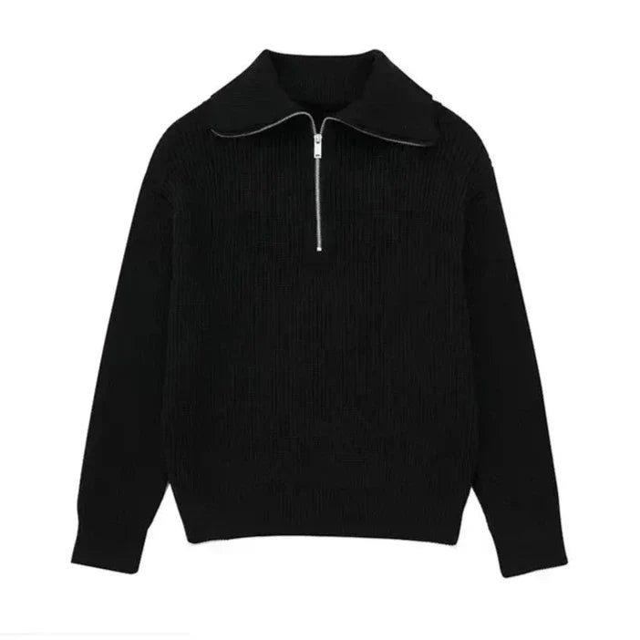 Azel | Sudadera con cremallera a rayas