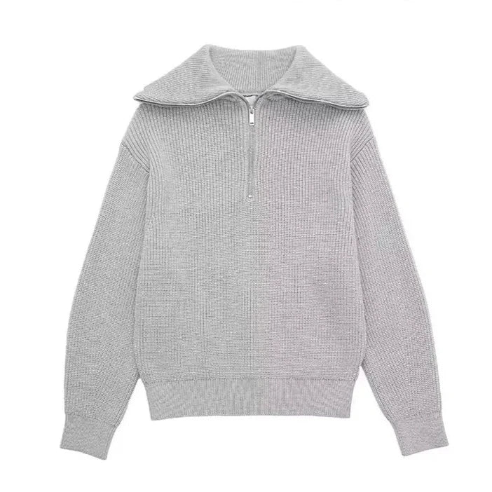 Azel | Sudadera con cremallera a rayas