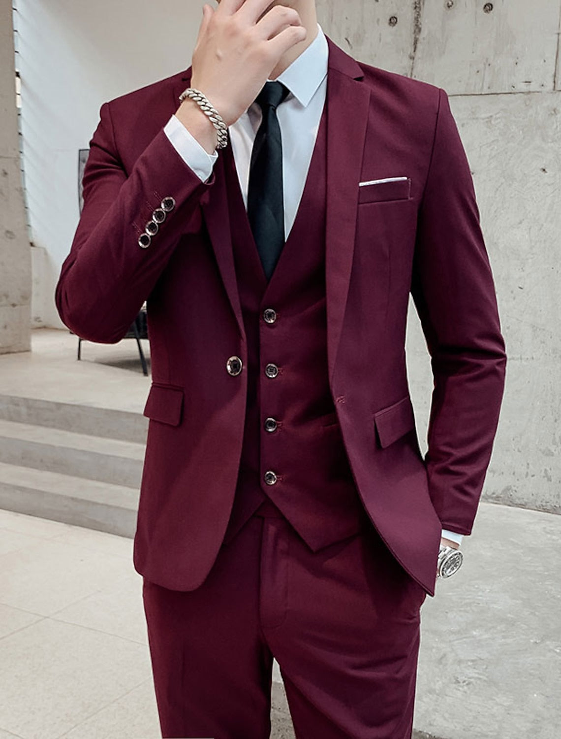 Azel | Traje moderno de 3 piezas para hombre