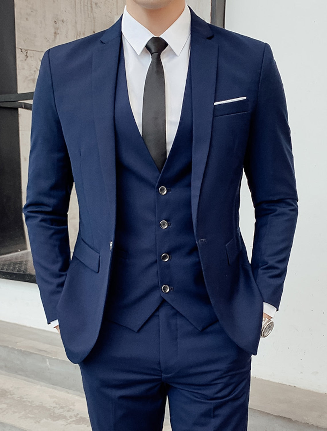 Azel | Traje moderno de 3 piezas para hombre