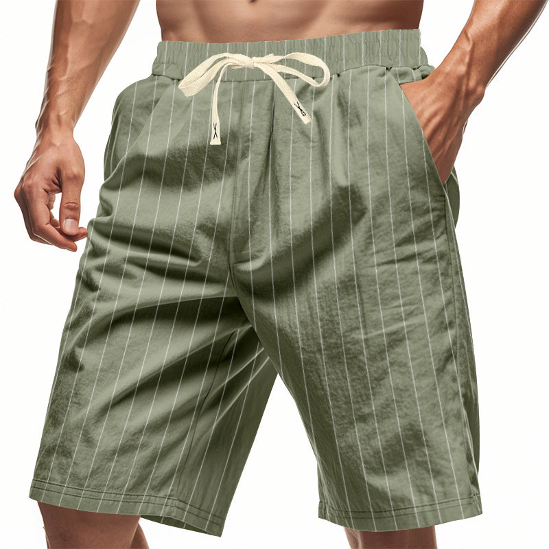 Azel | Pantalones cortos a rayas casuales para hombre