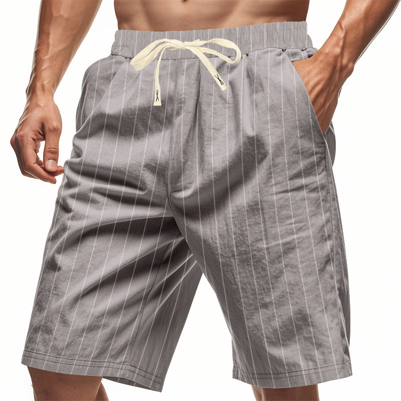 Azel | Pantalones cortos a rayas casuales para hombre