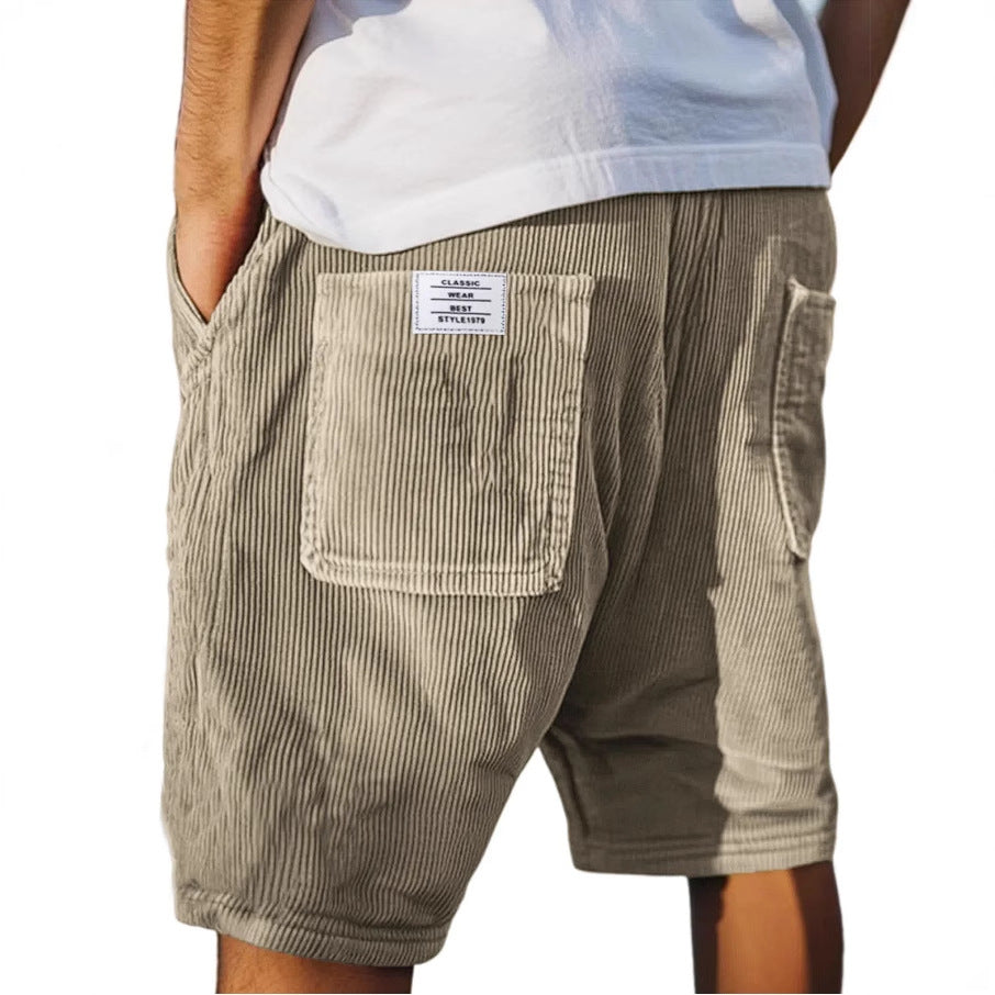 Cazel | Pantaloni corti eleganti in velluto