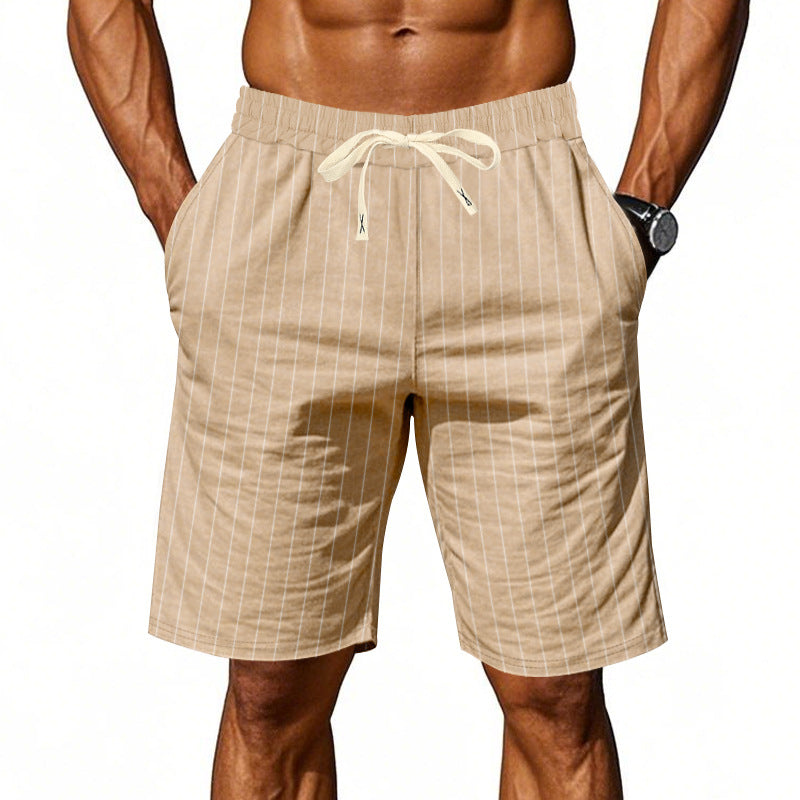 Azel | Pantalones cortos a rayas casuales para hombre