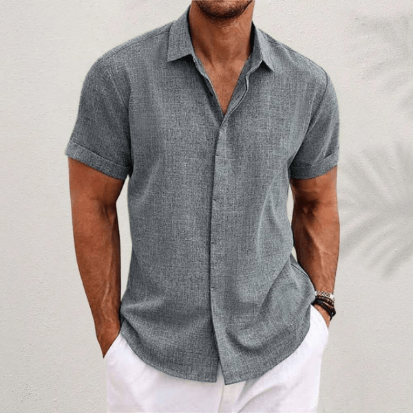 Azel | Camisa clásica de lino